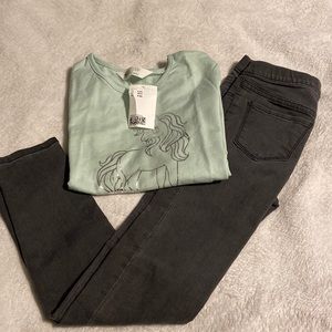 Girls H&M Jegging Set